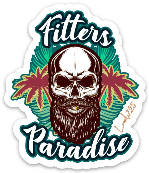 Original Fitters Paradise Local 725 sticker
